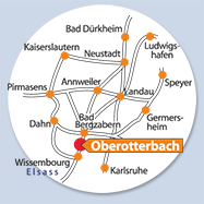 Karte Oberotterbach